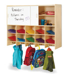 Jonti - Craft 10 Section Wall Mount Coat Locker with Storage - without Cubbie - Trays - SchoolOutlet