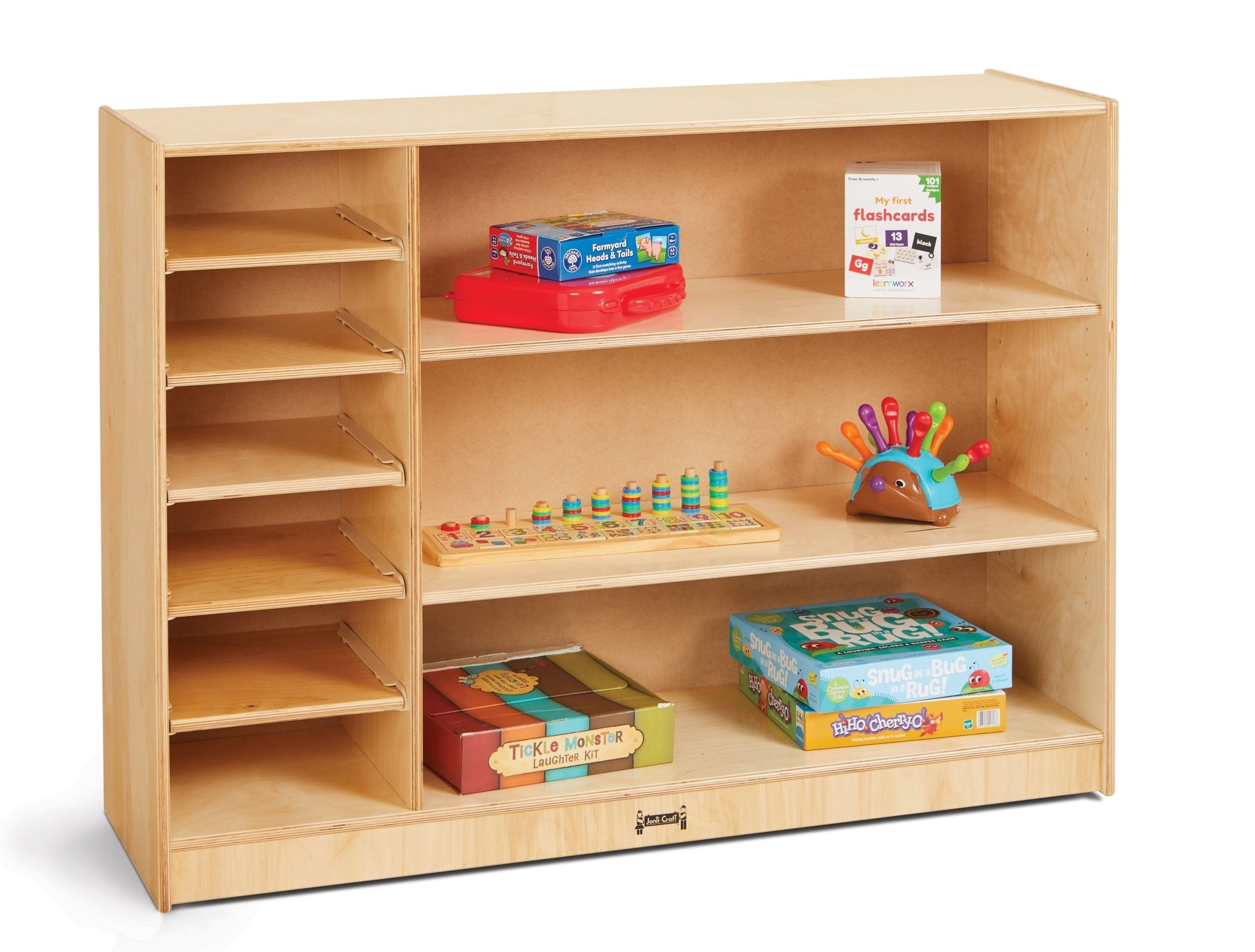 Jonti - Craft Adjustable Combo Mobile Straight - Shelf - without Paper - Trays - SchoolOutlet