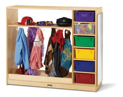 Jonti-Craft Dress-Up Storage - with Colored Tubs