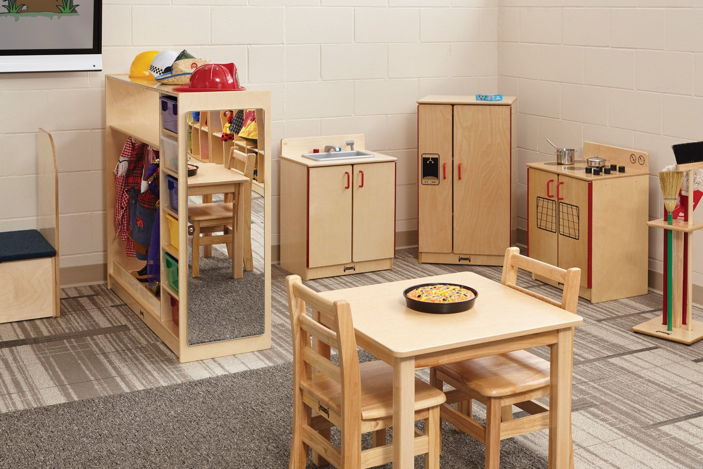 Jonti - Craft Dress - Up Storage - with Colored Tubs - SchoolOutlet