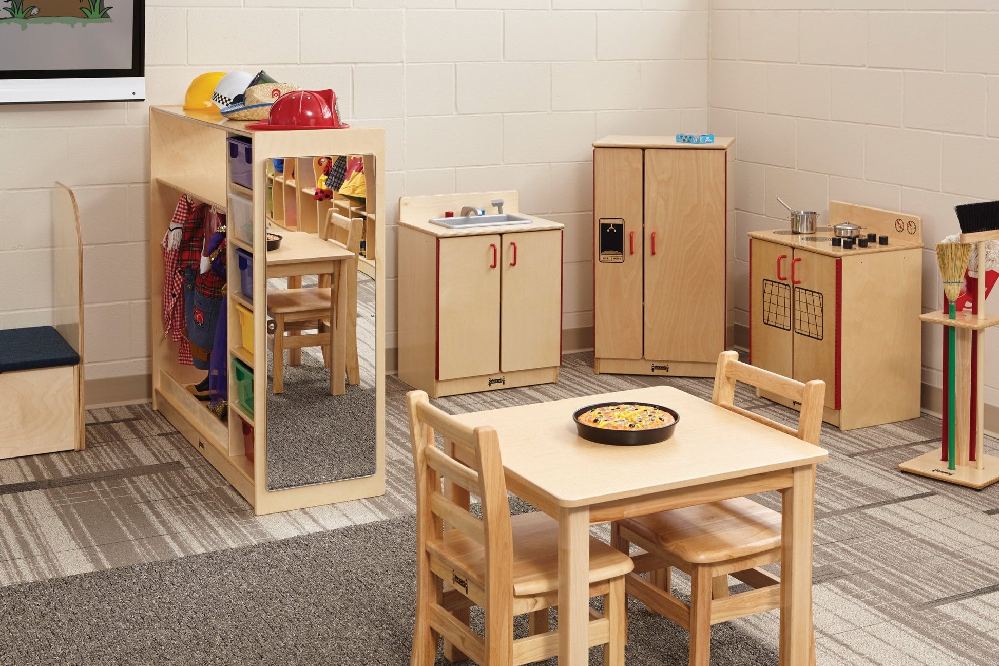 Jonti - Craft Dress - Up Storage - with Colored Tubs - SchoolOutlet