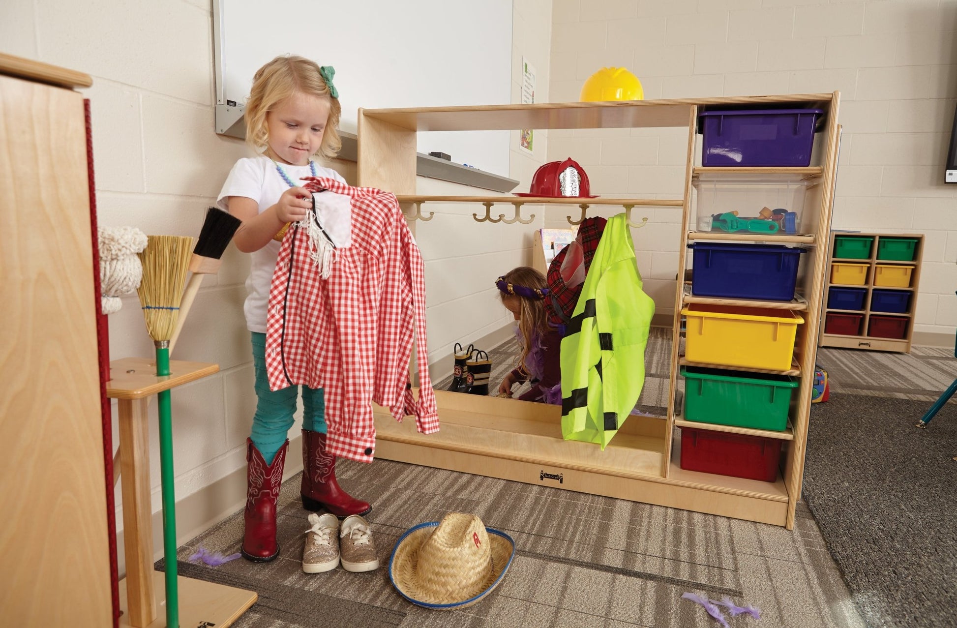Jonti - Craft Dress - Up Storage - with Colored Tubs - SchoolOutlet