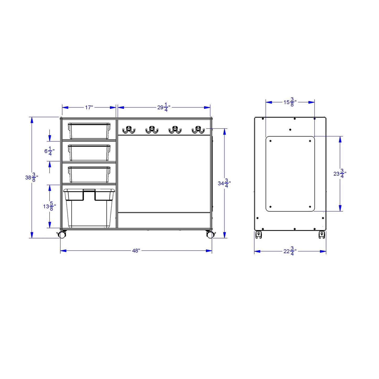 Jonti - Craft Dress - Up Center with Bins - SchoolOutlet