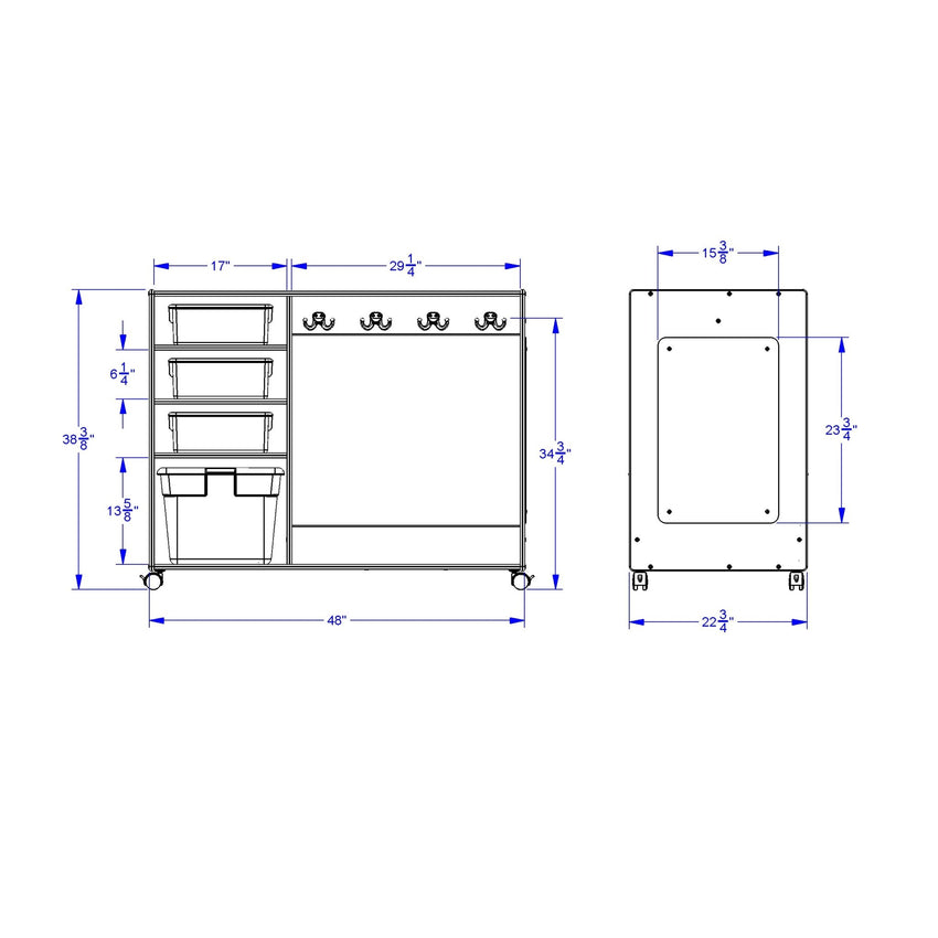 Jonti - Craft Dress - Up Center with Bins - SchoolOutlet