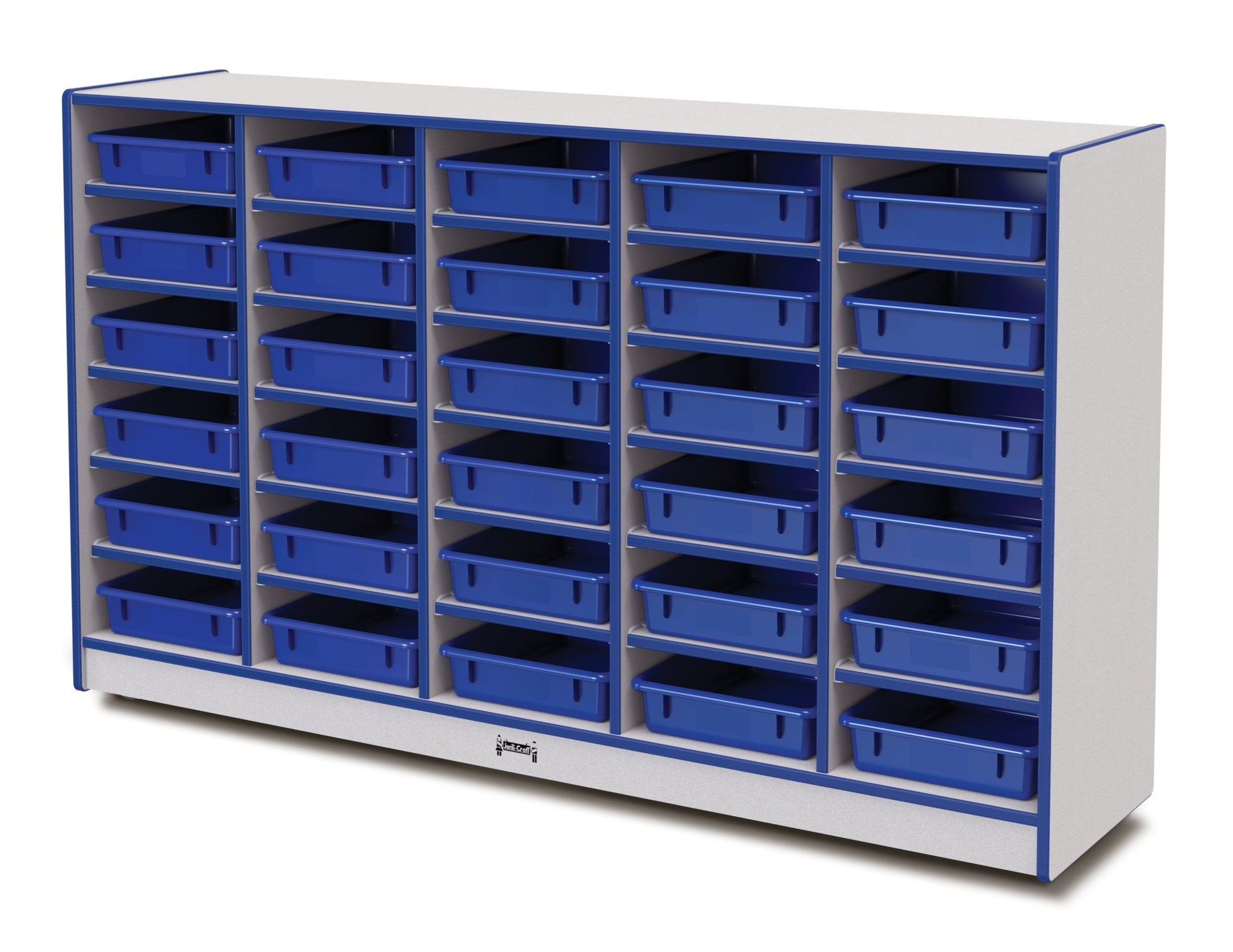 Rainbow Accents 30 Paper - Tray Mobile Storage - with Paper - Trays - SchoolOutlet