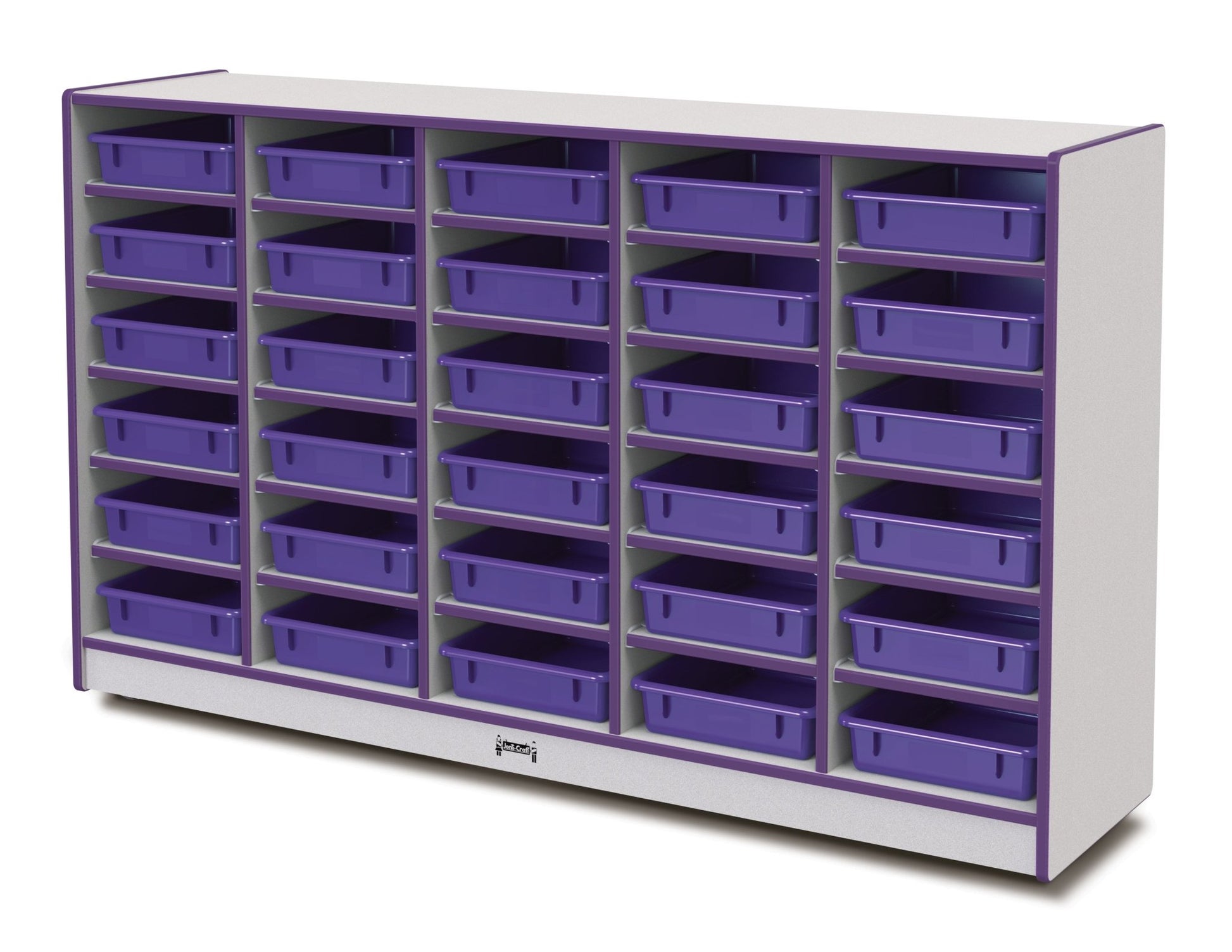 Rainbow Accents 30 Paper - Tray Mobile Storage - with Paper - Trays - SchoolOutlet