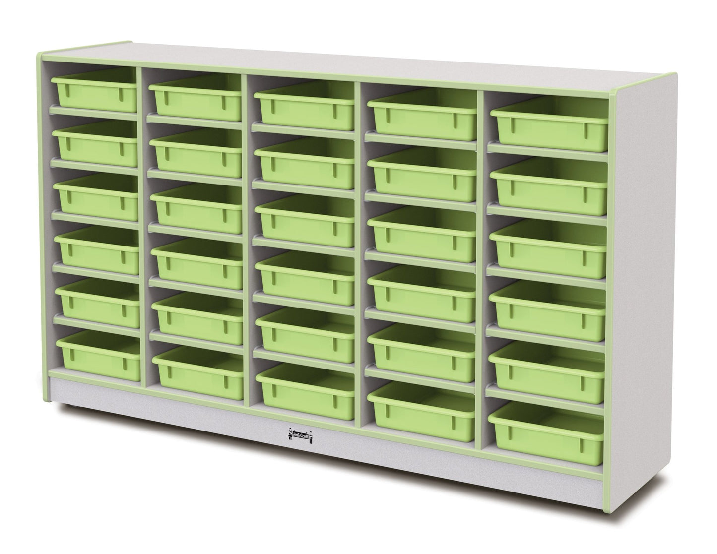 Rainbow Accents 30 Paper - Tray Mobile Storage - with Paper - Trays - SchoolOutlet