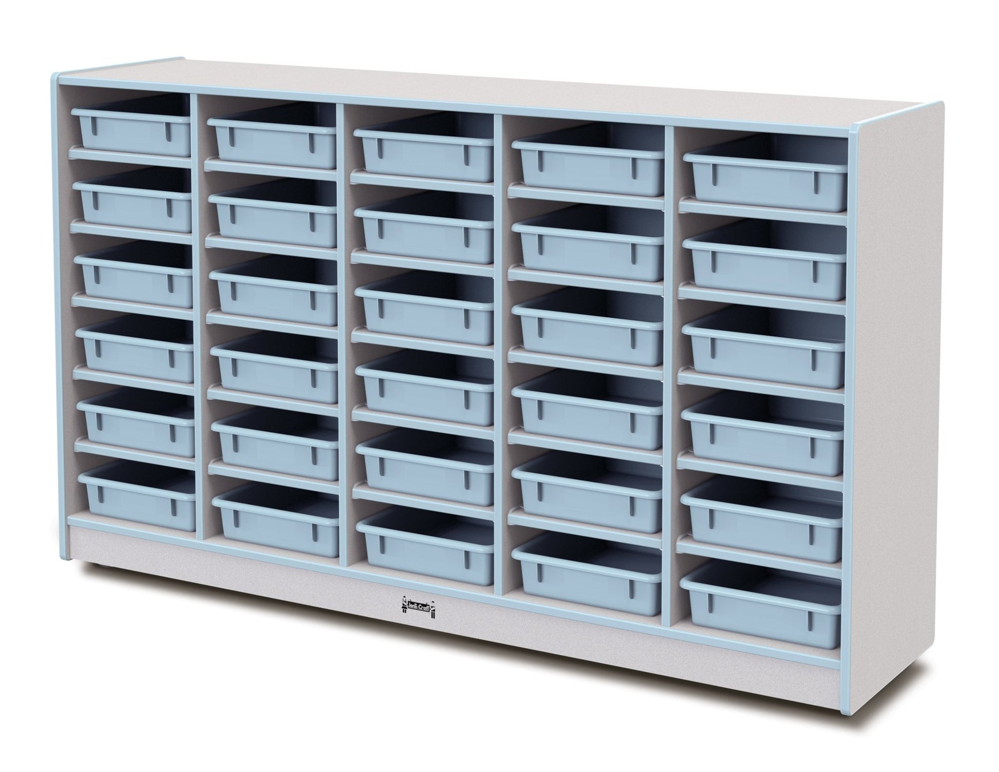 Rainbow Accents 30 Paper - Tray Mobile Storage - with Paper - Trays - SchoolOutlet