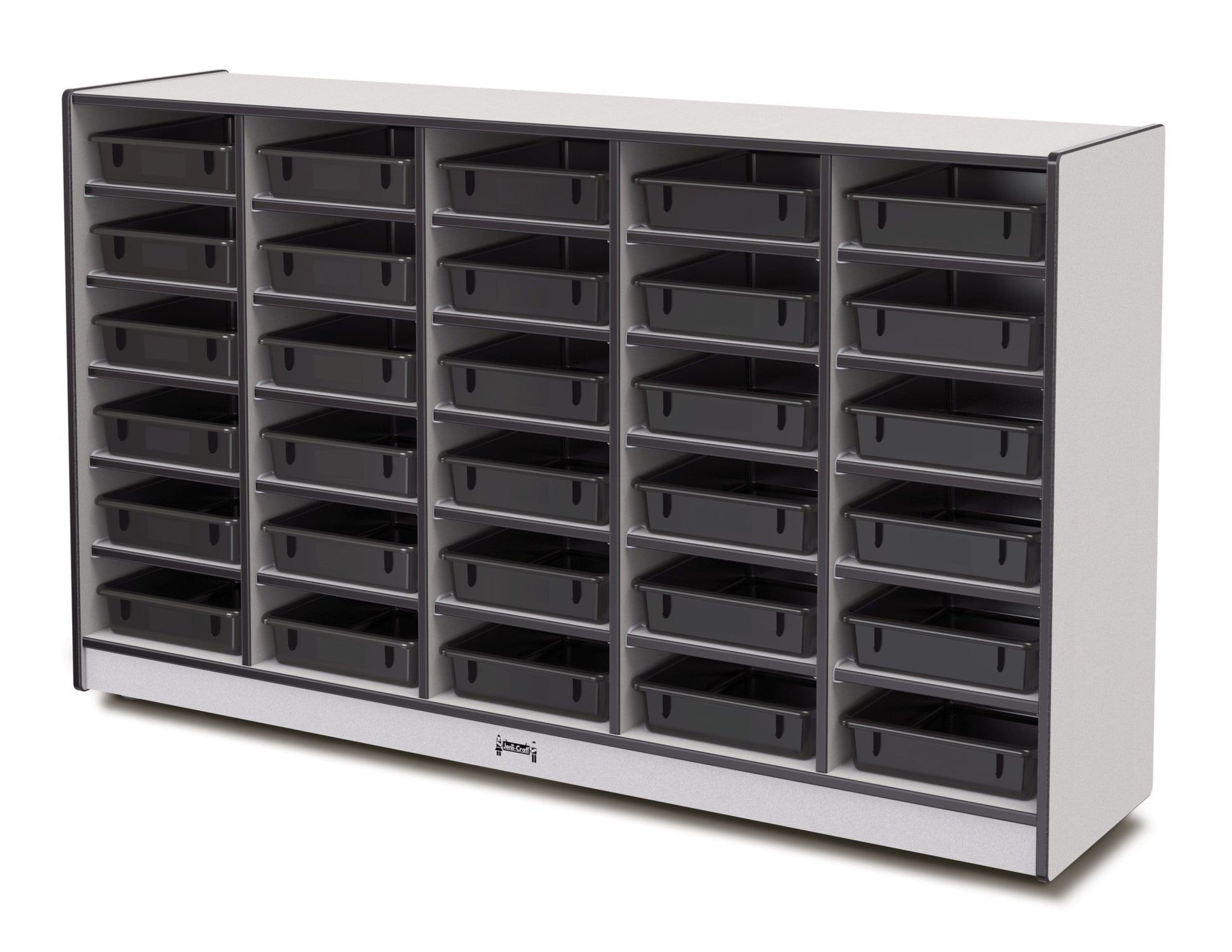 Rainbow Accents 30 Paper - Tray Mobile Storage - with Paper - Trays - SchoolOutlet
