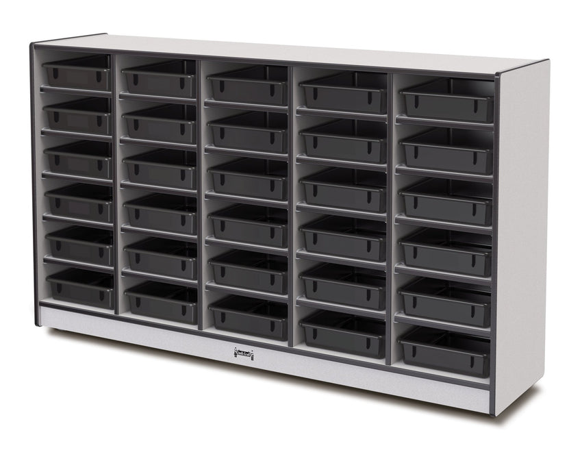 Rainbow Accents 30 Paper - Tray Mobile Storage - with Paper - Trays - SchoolOutlet