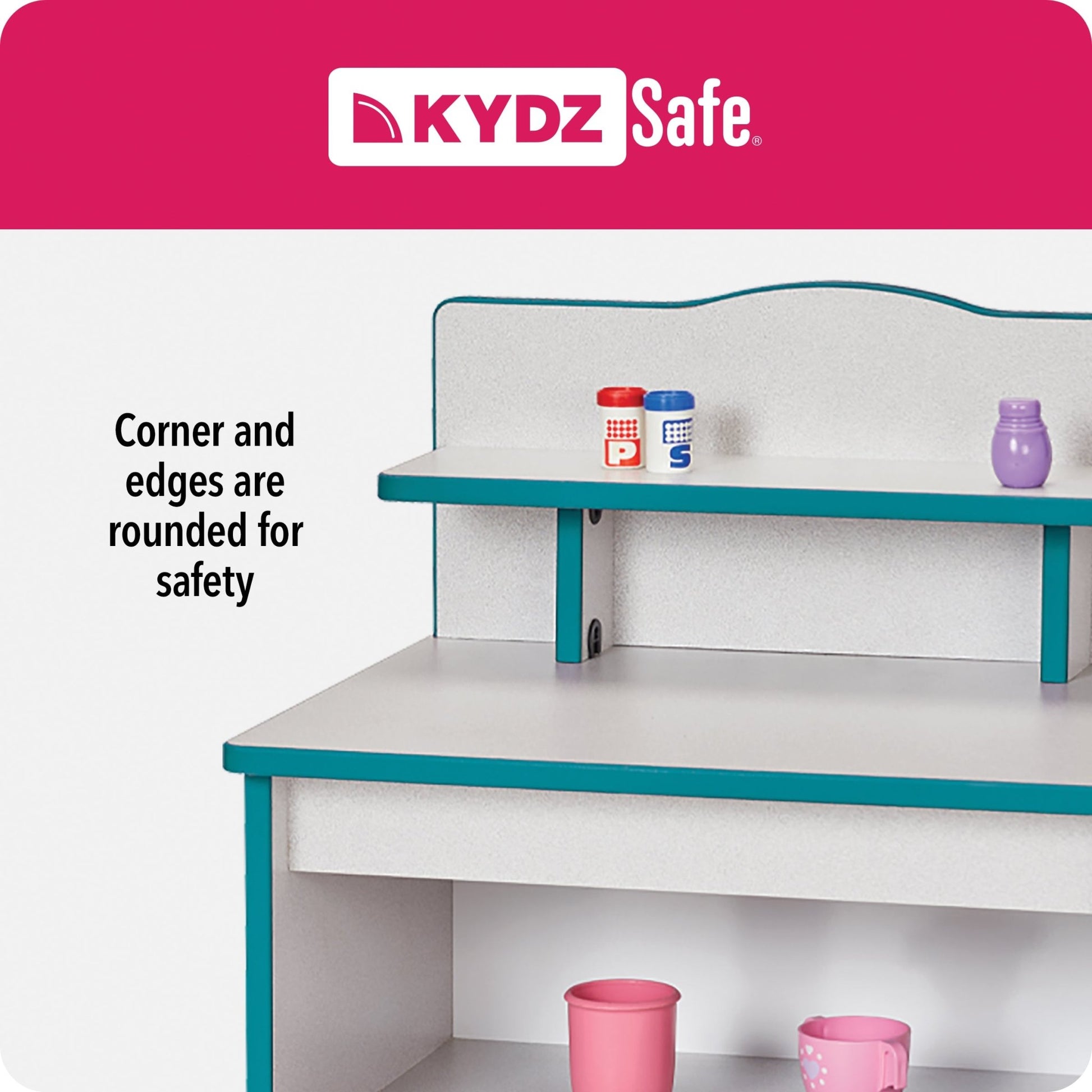 Rainbow Accents Short Bookcase - SchoolOutlet