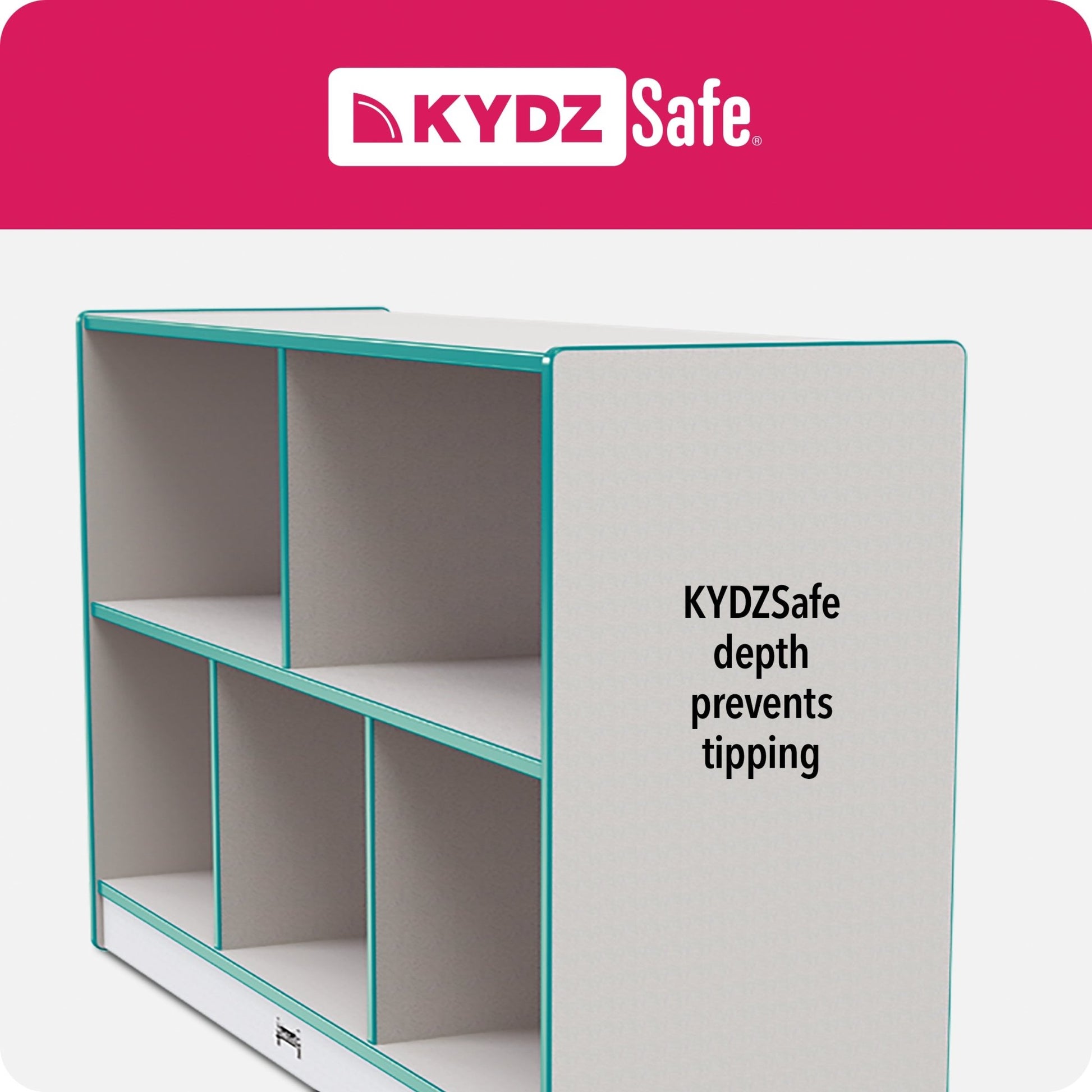 Rainbow Accents Short Bookcase - SchoolOutlet