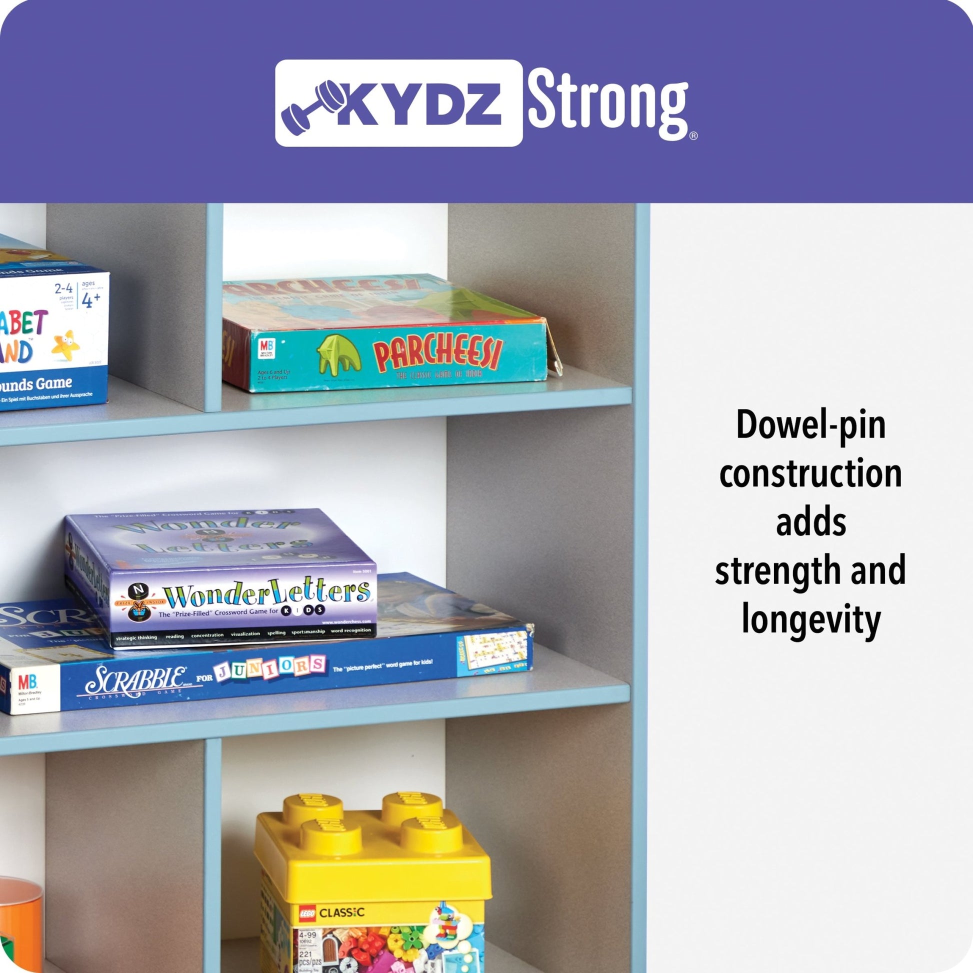 Rainbow Accents Short Bookcase - SchoolOutlet