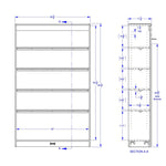 Jonti - Craft Tall Bookcase - SchoolOutlet