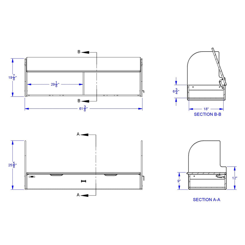 Jonti - Craft iRise Deluxe IWB Step - 60"W x 9"H - SchoolOutlet