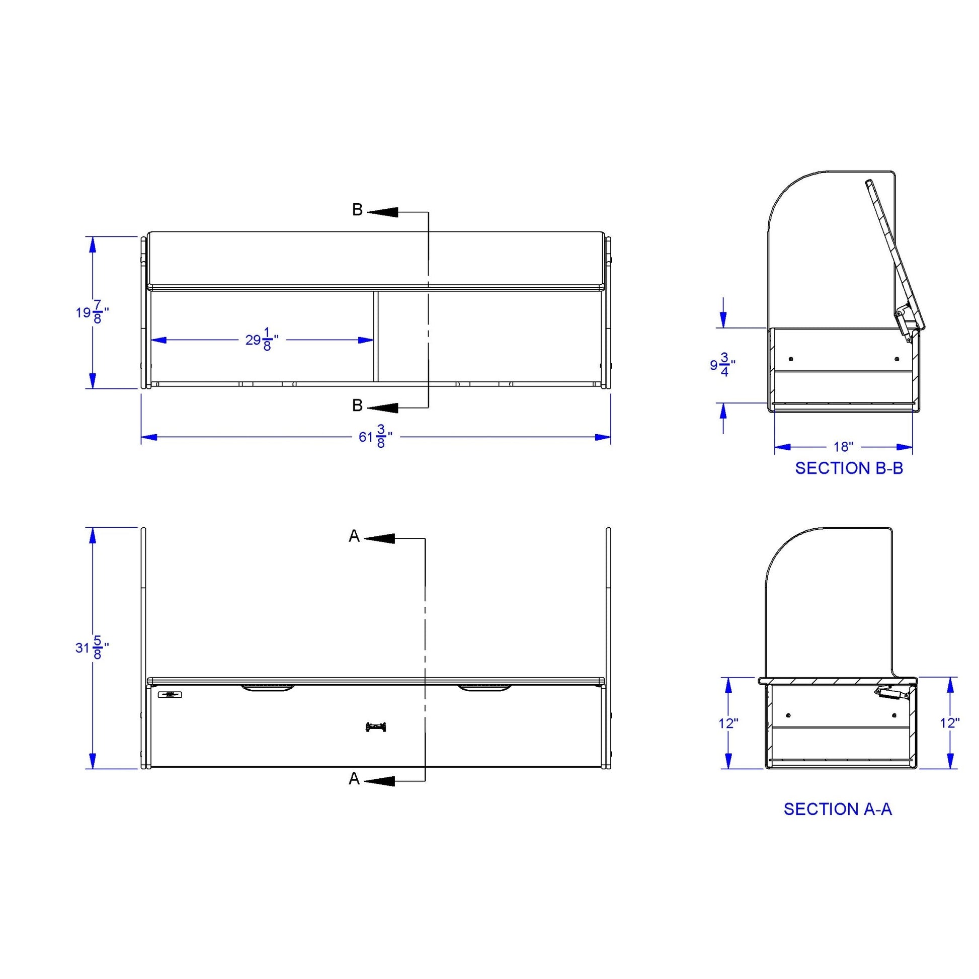Jonti - Craft iRise Deluxe IWB Step - 60"W x 12"H - SchoolOutlet