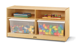 Jonti-Craft Toddler Jumbo Tote Storage - with Clear Totes + Lids
