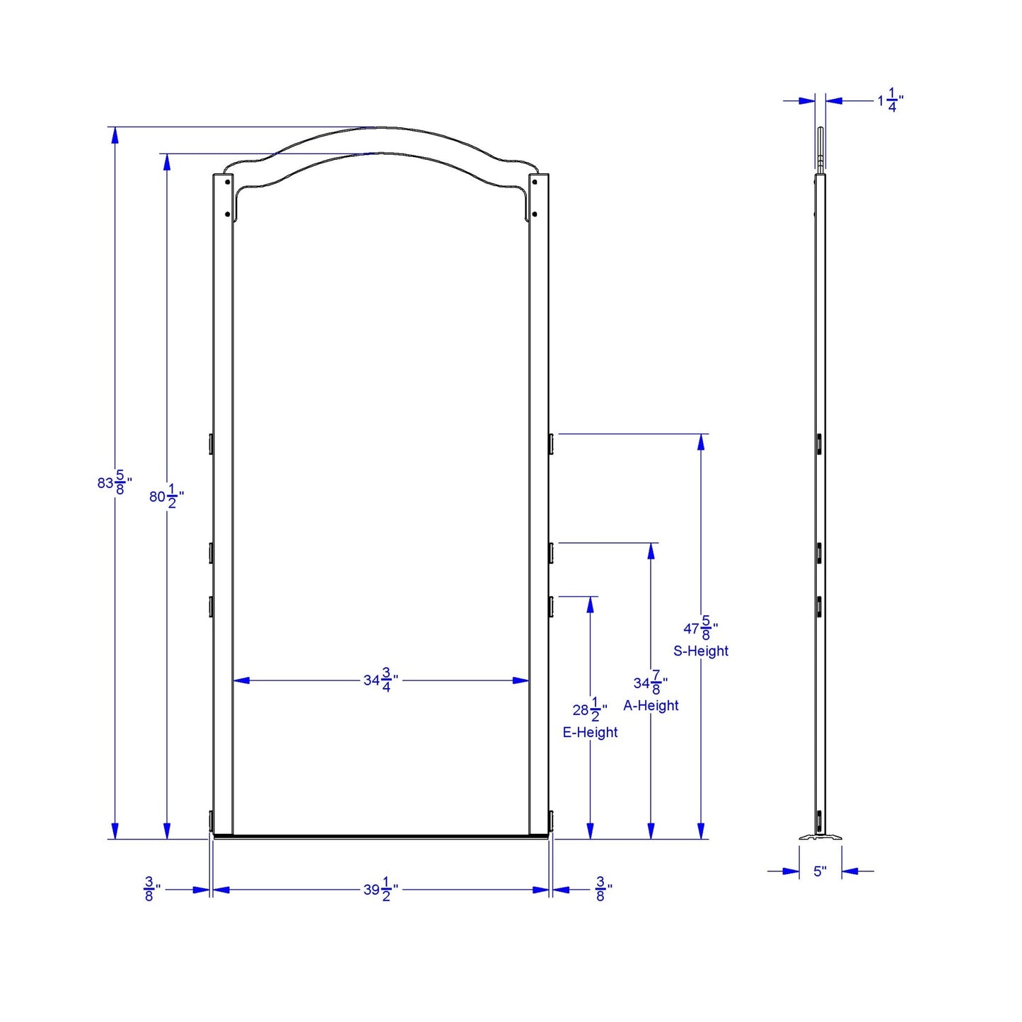 KYDZ Suite Welcome Arch - Tall - 84" High - Adult - height - SchoolOutlet
