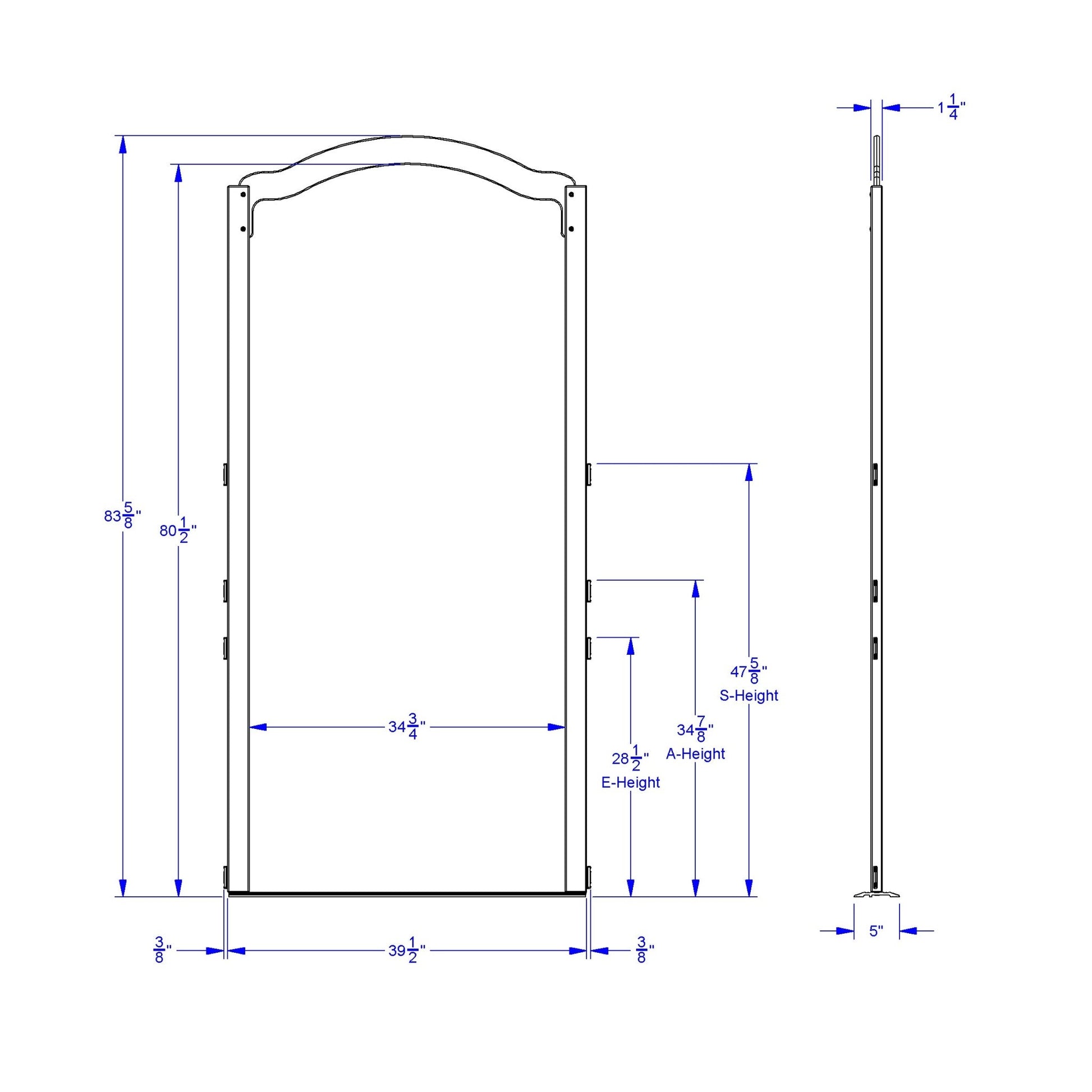 KYDZ Suite Welcome Arch - Tall - 84" High - Adult - height - SchoolOutlet