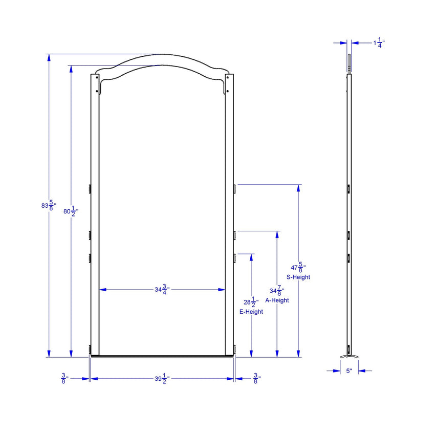 KYDZ Suite Welcome Arch - Tall - 84" High - Adult - height - SchoolOutlet