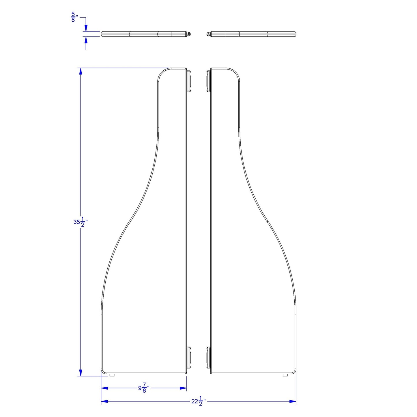 KYDZ Suite Stabilizer Wing Pair - Adult - 35.5"H - SchoolOutlet