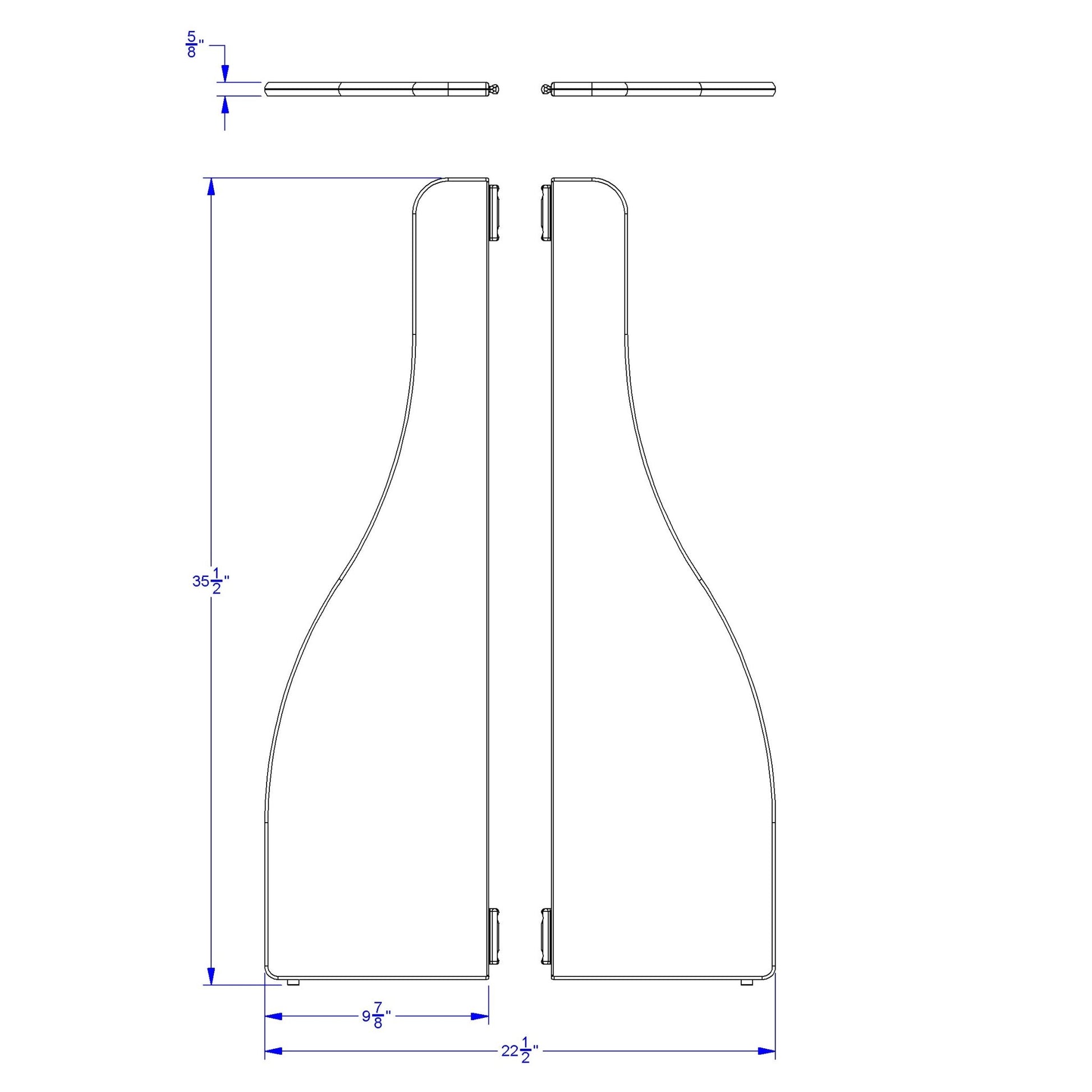 KYDZ Suite Stabilizer Wing Pair - Adult - 35.5"H - SchoolOutlet