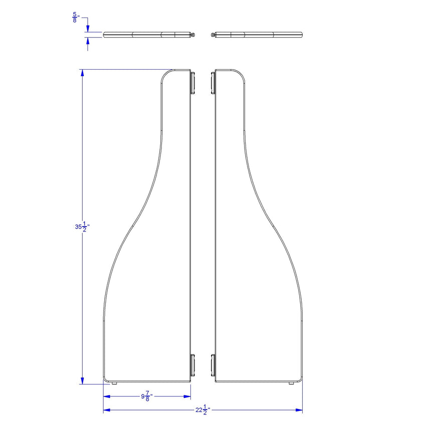 KYDZ Suite Stabilizer Wing Pair - Adult - 35.5"H - SchoolOutlet