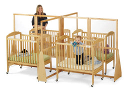 Jonti-Craft See-Thru Quad Crib and Space Divider