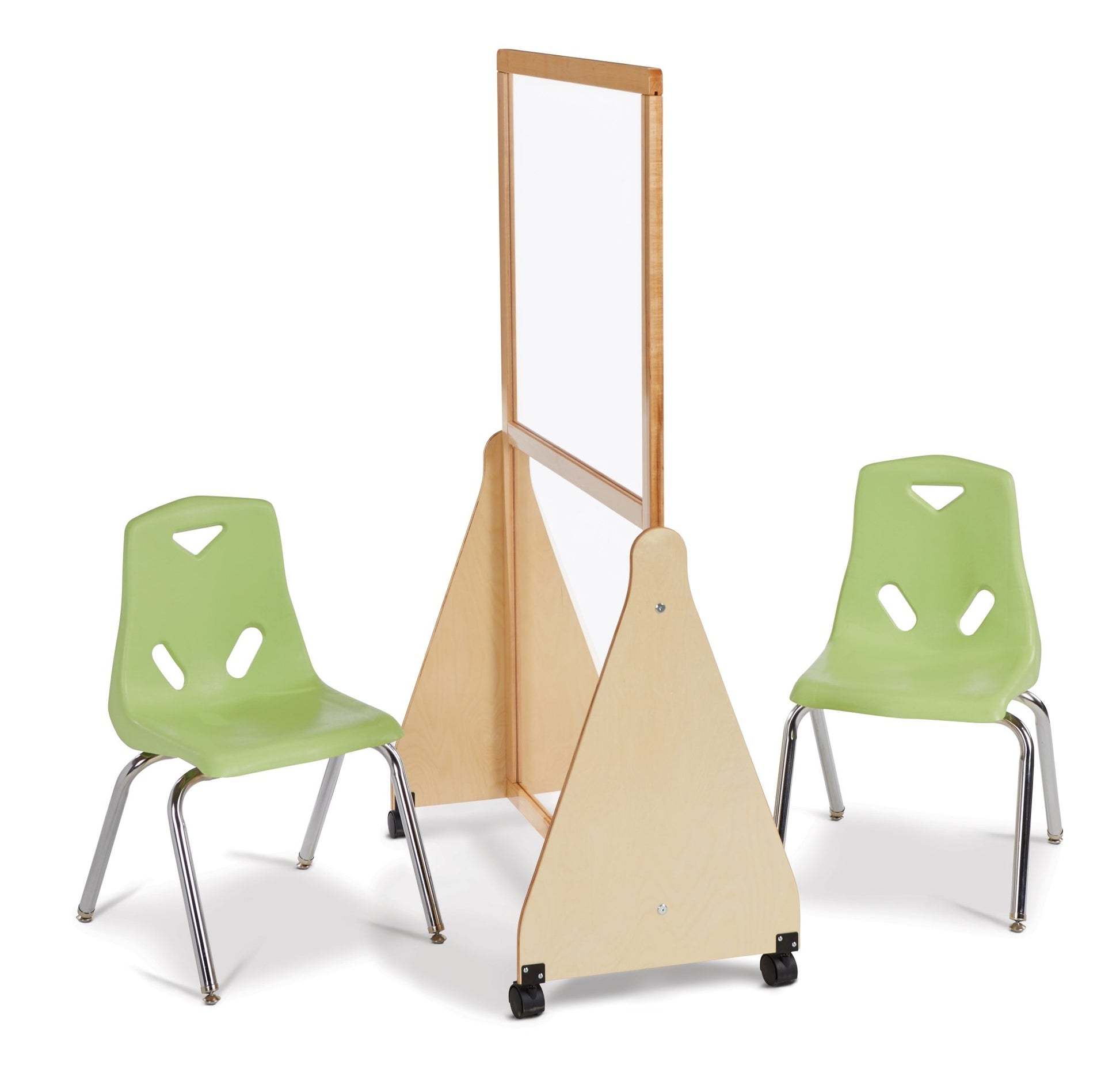 Jonti - Craft See - Thru Small Mobile Space Divider - SchoolOutlet
