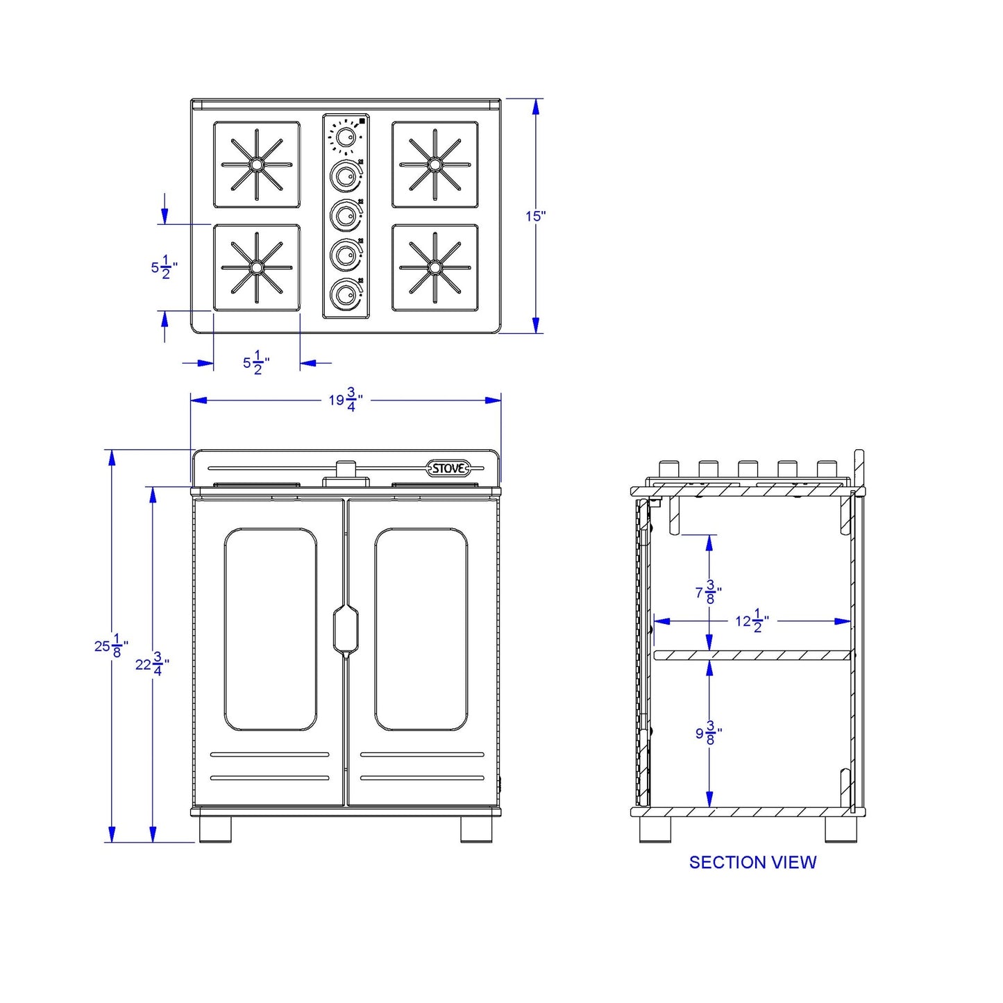 TrueModern Play Kitchen Stove - SchoolOutlet