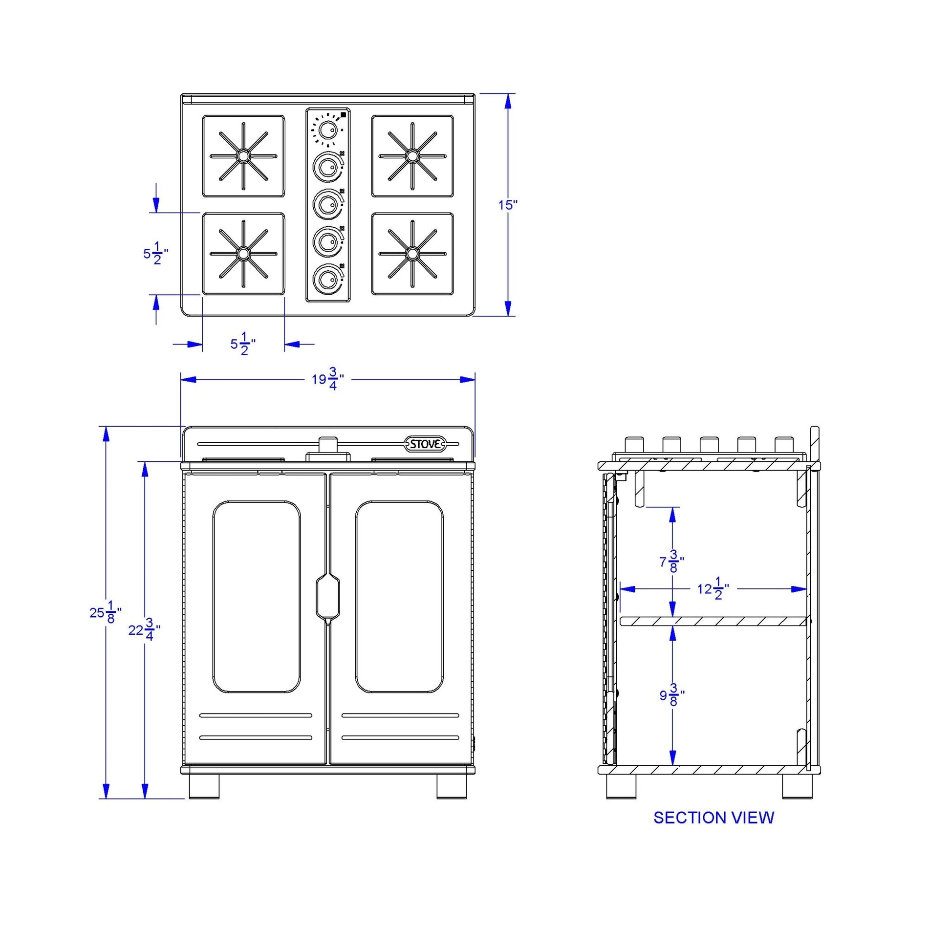 TrueModern Play Kitchen Stove - SchoolOutlet