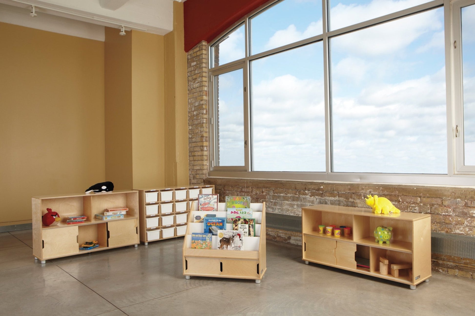 TrueModern Low Storage Shelf - SchoolOutlet