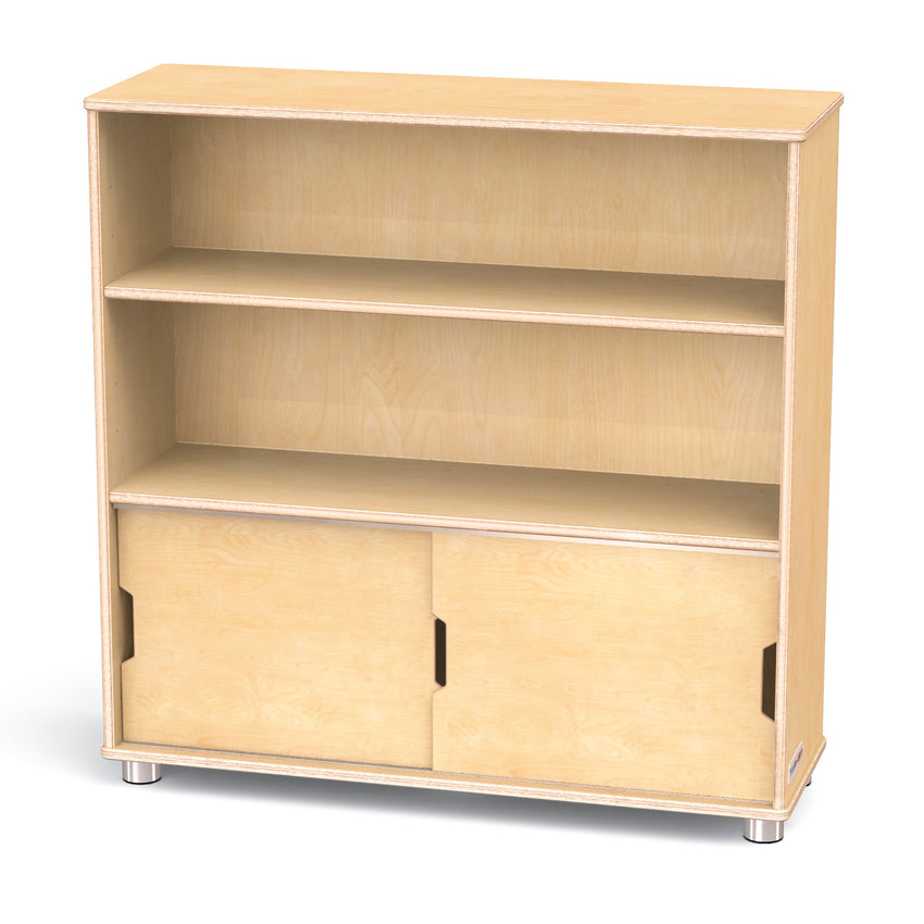 TrueModern Two - shelf Bookcase - SchoolOutlet