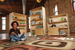 TrueModern Three-Shelf Bookcase