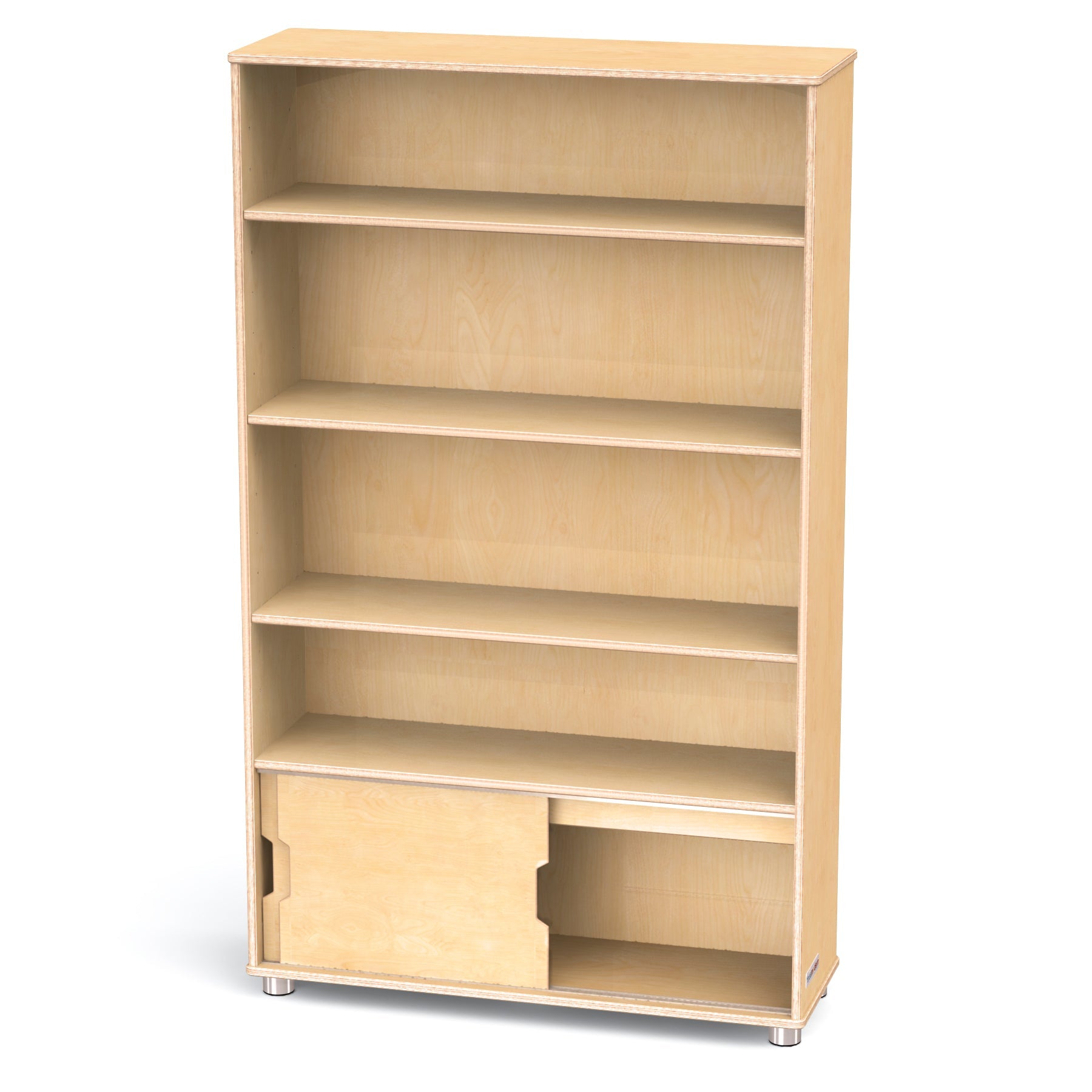 TrueModern Four - Shelf Bookcase - SchoolOutlet