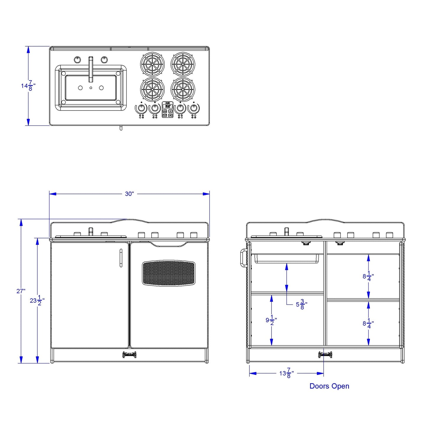 Jonti - Craft 2 - in - 1 Kitchen - SchoolOutlet
