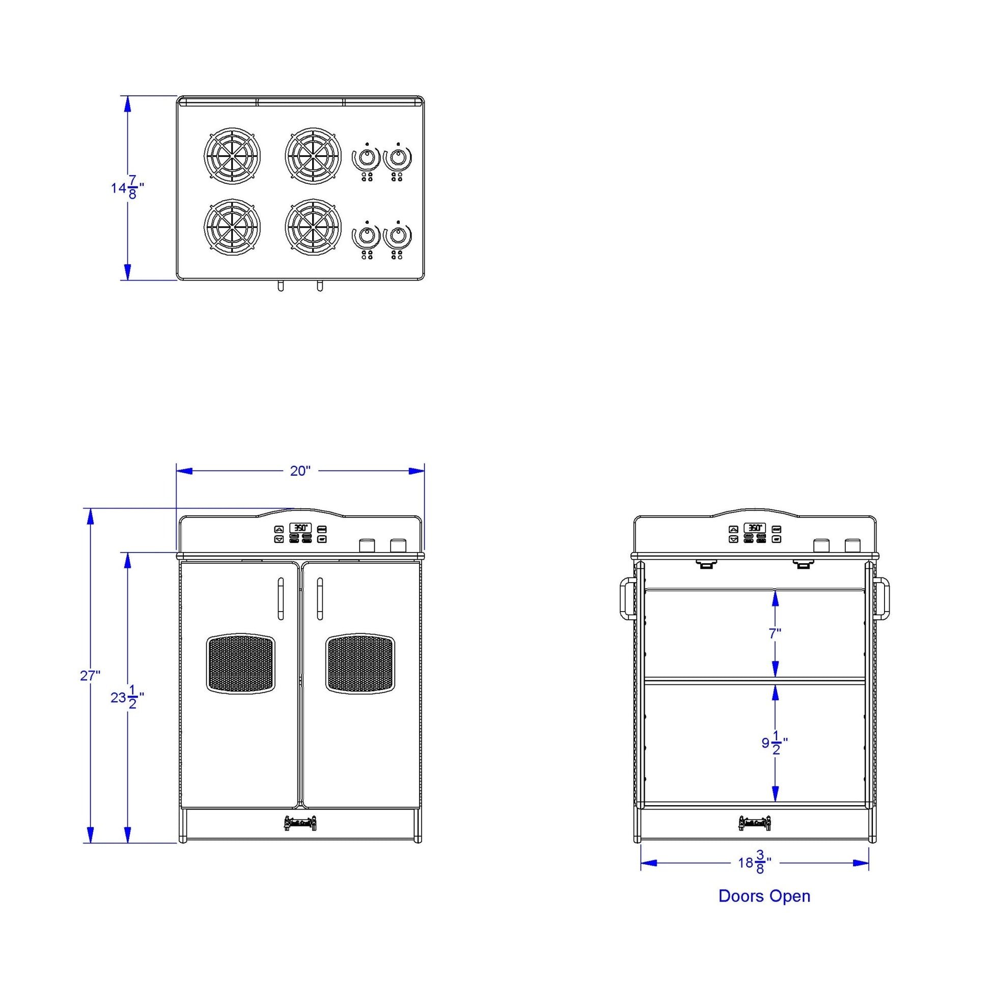 Jonti - Craft Culinary Creations Play Kitchen Stove - SchoolOutlet