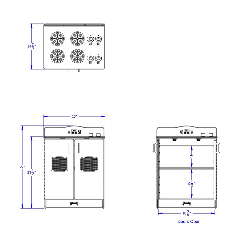 Jonti - Craft Culinary Creations Play Kitchen Stove - SchoolOutlet