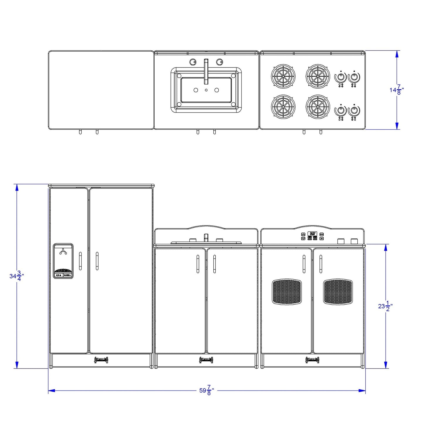 Jonti - Craft Culinary Creations Play Kitchen 3 Piece Set - SchoolOutlet
