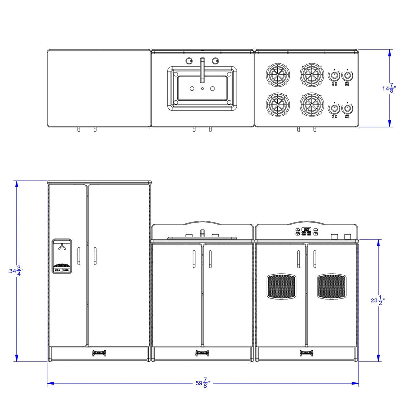 Jonti - Craft Culinary Creations Play Kitchen 3 Piece Set - SchoolOutlet
