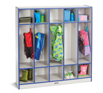 Rainbow Accents 5 Section Coat Locker - SchoolOutlet