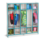 Rainbow Accents 5 Section Coat Locker - SchoolOutlet