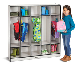 Rainbow Accents 5 Section Coat Locker
