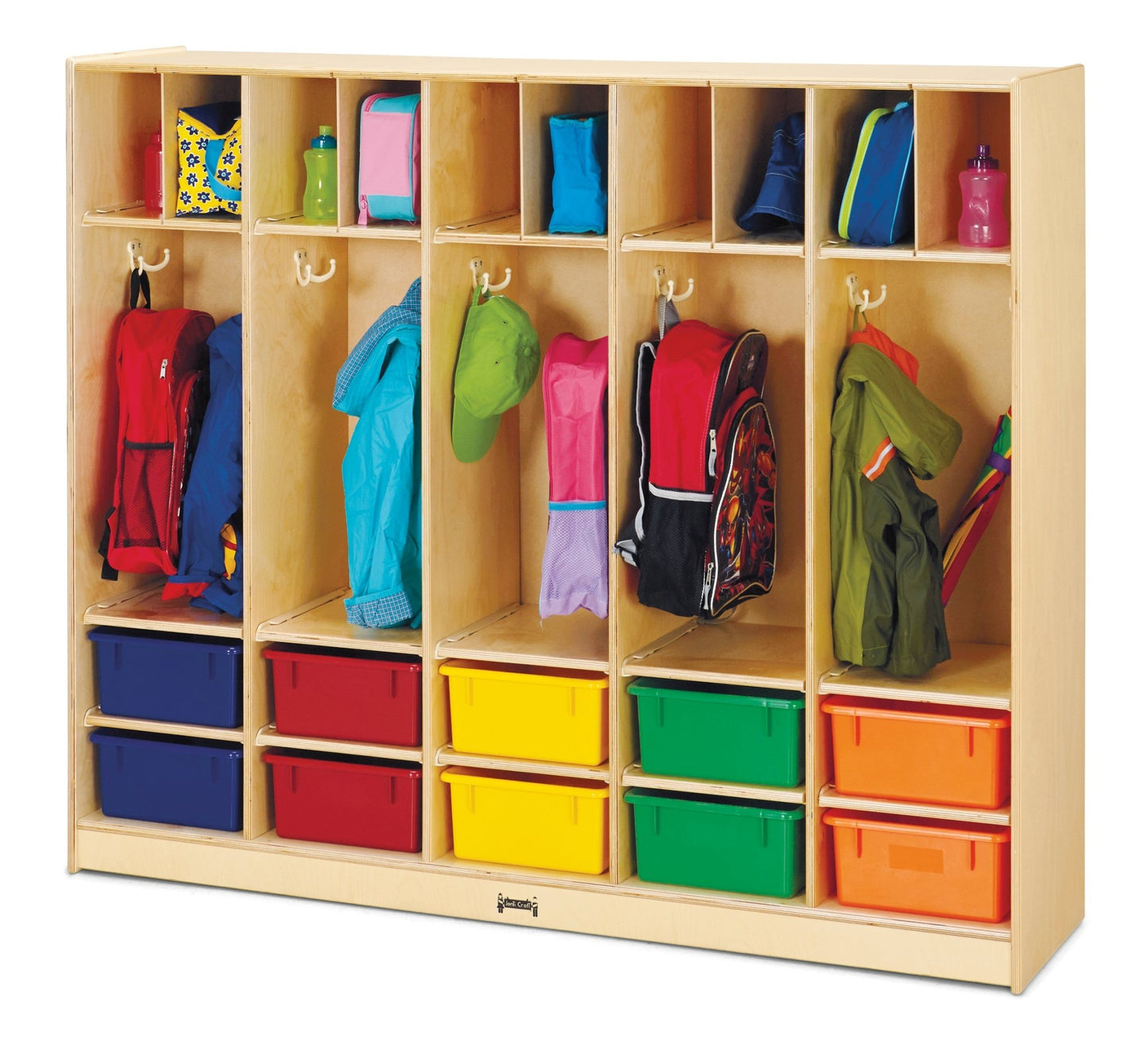 Jonti - Craft Large Locker Organizer - with 10 Colored Tubs - SchoolOutlet