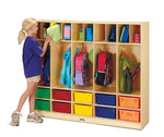 Jonti - Craft Large Locker Organizer - with 10 Clear Tubs - SchoolOutlet