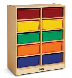 Jonti-Craft 10 Tub Mobile Storage - without Tubs