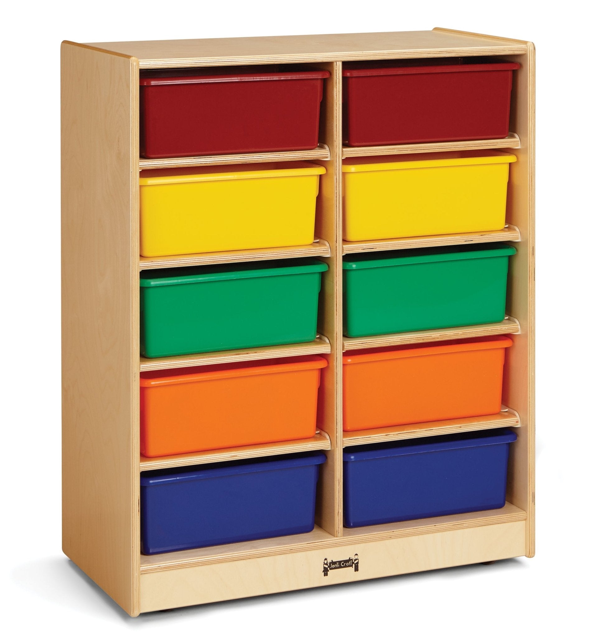Jonti - Craft 10 Tub Mobile Storage - with Clear Tubs - SchoolOutlet
