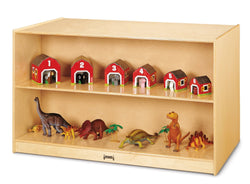 Jonti-Craft Double-Sided Island - Straight Shelf Storage