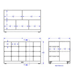 Jonti - Craft Double - Sided Island - Single + 20 Cubbie - Tray - without Trays - SchoolOutlet