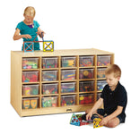 Jonti - Craft Double - Sided Island - Single + 20 Cubbie - Tray - without Trays - SchoolOutlet